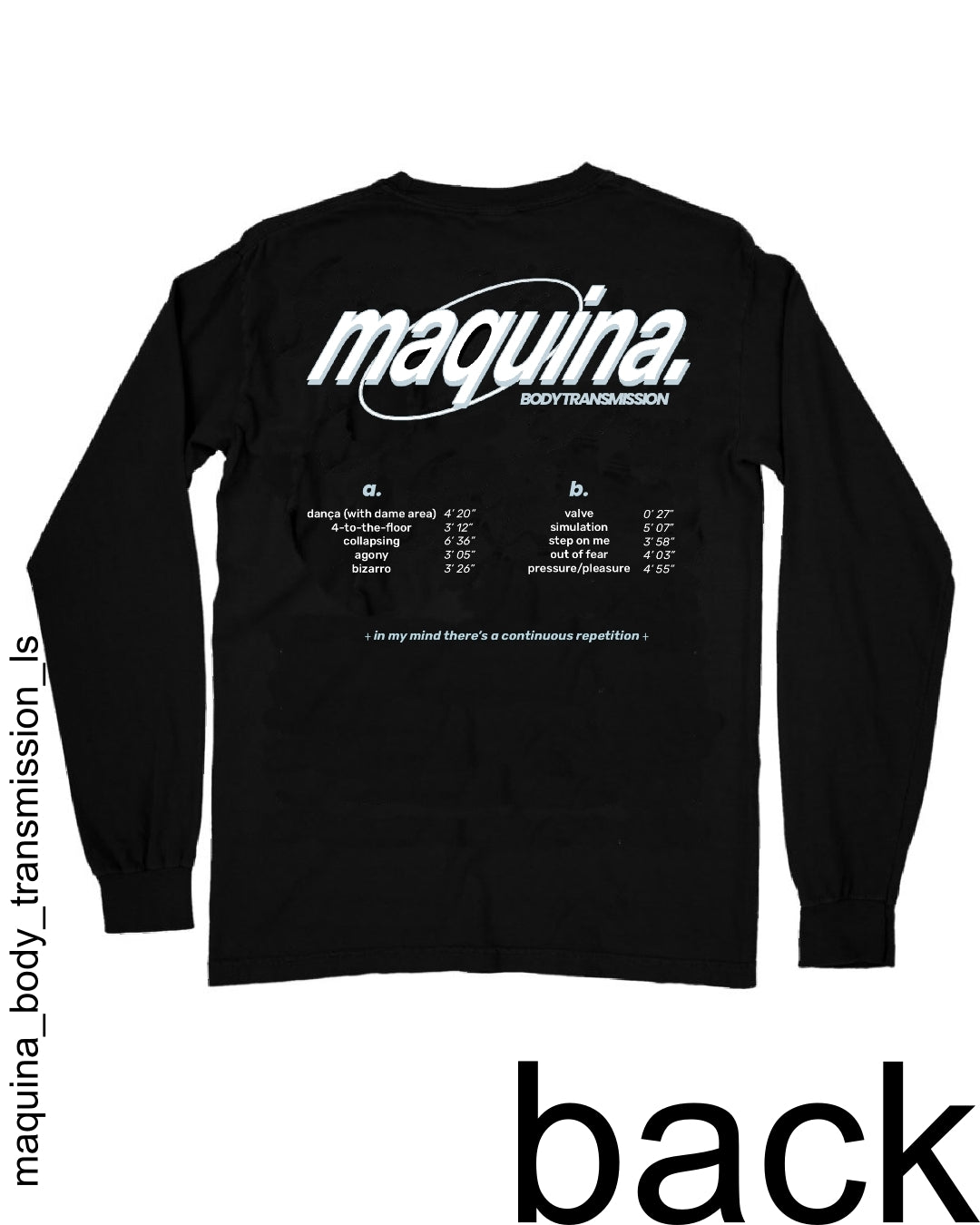 PRE-SALE - body transmission - long sleeve
